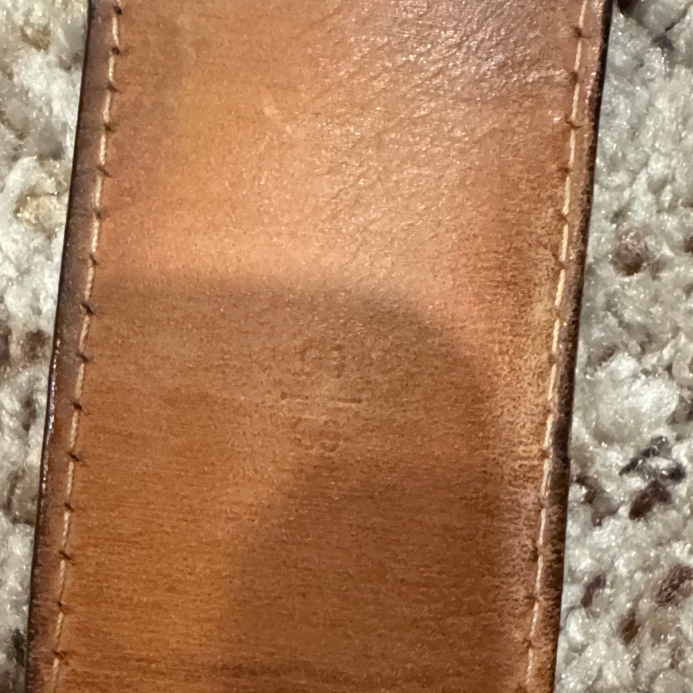 Louis Vuitton Black Leather Belt with Silver Buckle - Picture 4 of 6